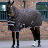 Weatherbeeta Comfitec 1000D Diamond Quilt Detach-A-Neck Heavy #colour_charcoal-blue-white