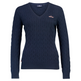 HV Polo Classy Cable Knit Sweater #colour_navy