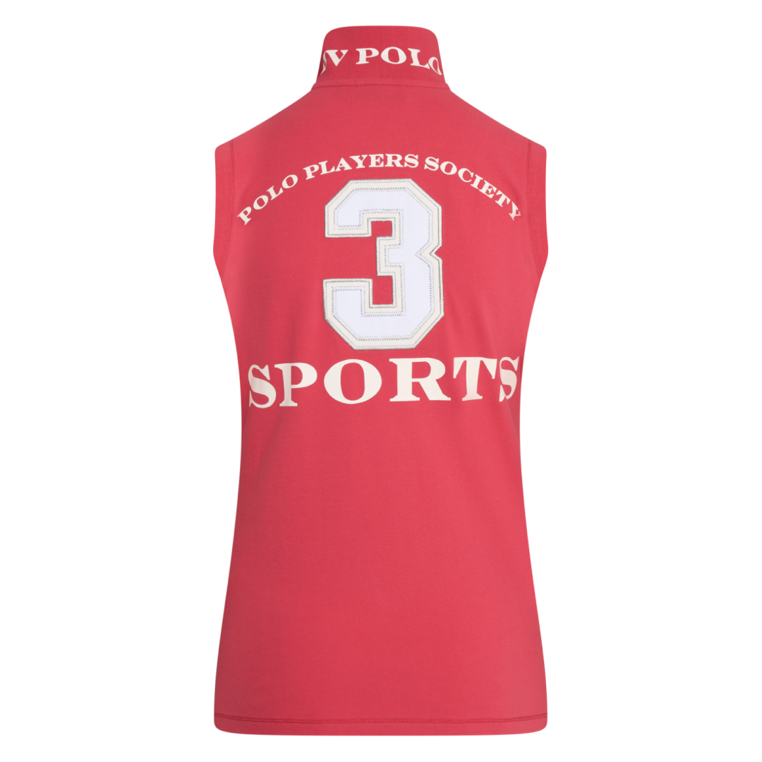 HV Polo Favouritas Sleeveless Polo Shirt #colour_strawberry