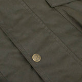 Hoggs of Fife Caledonia Men's Wax Jacket #colour_antique-olive
