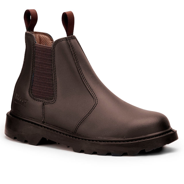 Hoggs of Fife Classic Dealer Safety Boots #colour_dark-brown