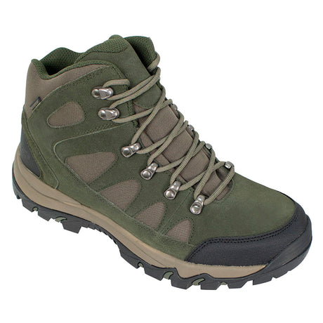 Hoggs of Fife Nevis Waterproof Hiking Boots #colour_loden-green