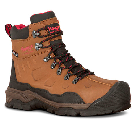 Hoggs of Fife Poseidon S3 Safety Lace-Up Boots #colour_tan-nubuck