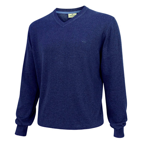 Hoggs of Fife Stirling Men's Cotton Pullover Sweatshirt #colour_navy