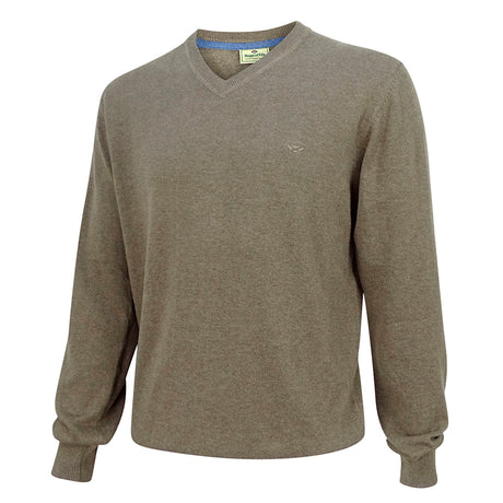 Hoggs of Fife Stirling Men's Cotton Pullover Sweatshirt #colour_olive