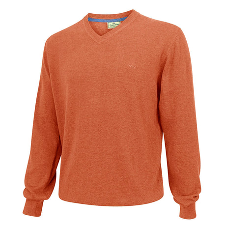 Hoggs of Fife Stirling Men's Cotton Pullover Sweatshirt #colour_rust