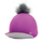 Hy Sport Active Hat Silk with Interchangeable Pom Pom #colour_amethyst-purple