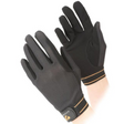 Shires Aubrion Mesh Riding Gloves #colour_black