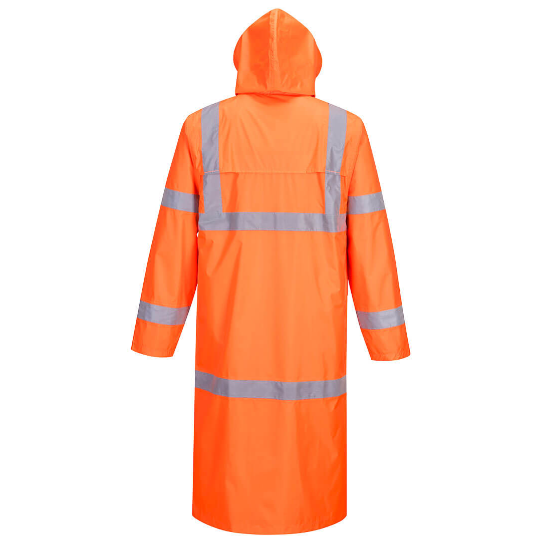 Portwest Hi-Vis Rain Coat 122cm #colour_orange