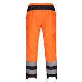 Portwest PW3 Ladies Rain Trousers #colour_orange-black