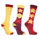 Hy Equestrian Children's Novelty Printed Socks #colour_yellow-red