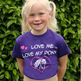 British Country Collection "Love Me Love My Pony" Childrens T-Shirt #colour_purple