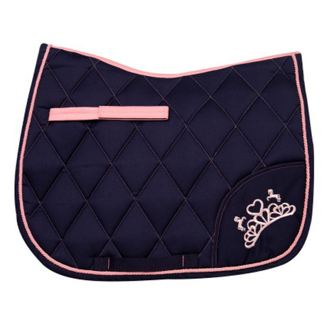 Little Rider The Princess and the Pony Saddle Pad #colour_navy-peach
