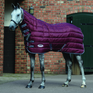 Weatherbeeta Comfitec 210D Channel Quilt Combo Neck Heavy #colour_maroon-grey-white