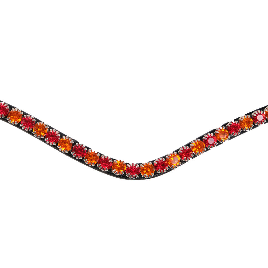Montar FAIR Red Crystal Curved Browband