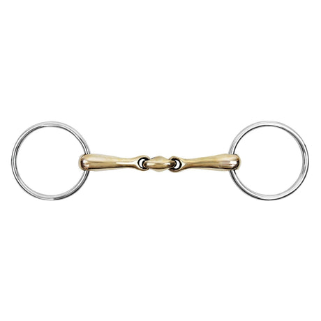 Mackey Cupris Solid Double Jointed Snaffle