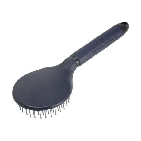 Coldstream Faux Leather Mane and Tail Brush #colour_navy-black