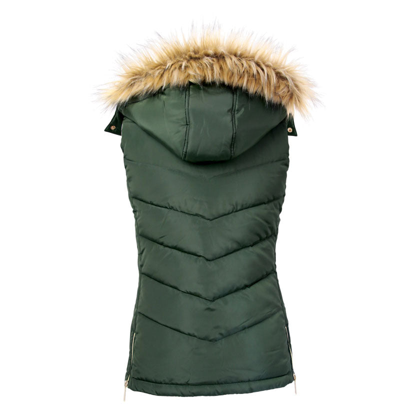 Coldstream Leitholm Quilted Gilet #colour_fern-green