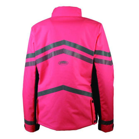 Weatherbeeta Reflective Children's Heavy Padded Waterproof Jacket #colour_pink