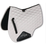 Shires Performance Euro Cut Luxe Saddlecloth #colour_silver