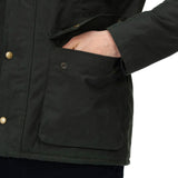 Regatta Professional Pensford Insulated Wax Jacket #colour_dark-green