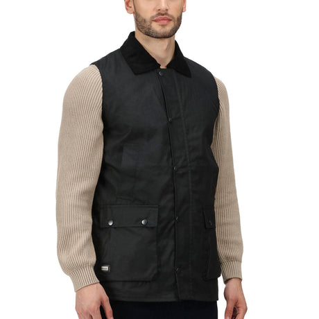 Regatta Professional Banbury Wax Bodywarmer #colour_black