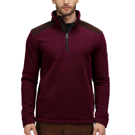 Regatta Professional Holbeck Half Zip Fleece #colour_burgundy