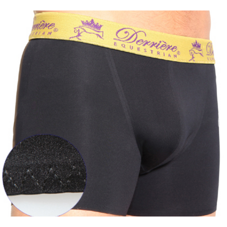 Derriere Equestrian Performance Padded Shorty Male #colour_black