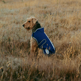 Weatherbeeta Comfitec Premier Free Duo Deluxe Parka Dog Coat #colour_dark-blue-grey-white