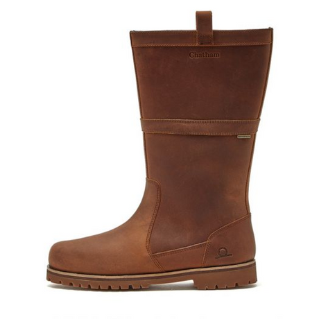 Chatham Loyton Waterproof Premium Leather Boots#colour_walnut