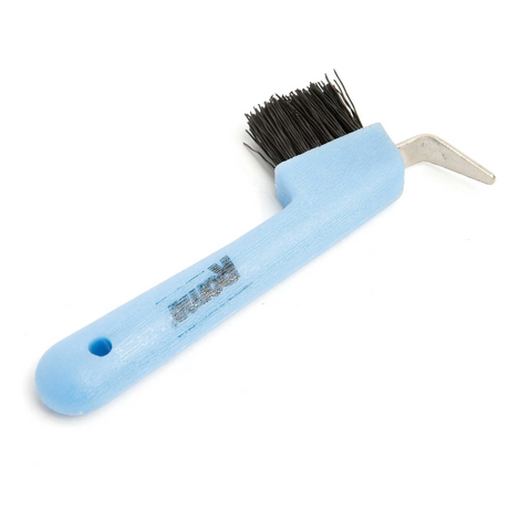 Roma Deluxe Hoof Pick with Brush #colour_blue