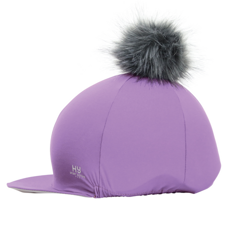 Hy Sport Active Hat Silk with Interchangeable Pom Pom #colour_blooming-lilac