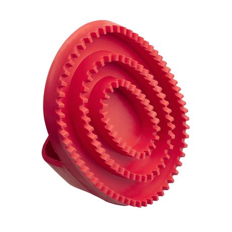 Bitz Rubber Curry Comb #colour_red