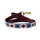 Benji & Flo Sublime Polo Leather Dog Lead #colour_grape-riviera