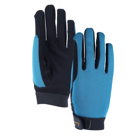 Shires Aubrion Team Winter Riding Gloves #colour_teal
