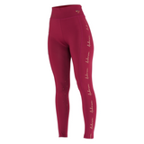 Shires Aubrion Team Riding Tights #colour_mulberry