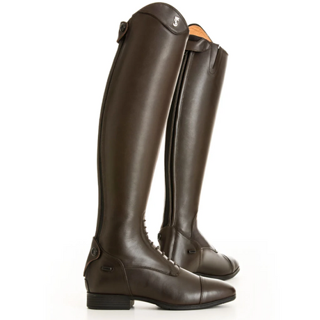 Tredstep Ireland Brown Slim Fit Medici II Field Riding Boots #colour_brown