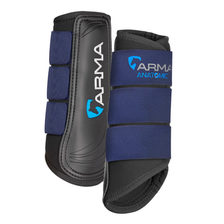 Shires ARMA Neoprene Brushing Boots #colour_navy