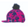 Hy Equestrian DynaForce Hat Cover #colour_raspberry-navy