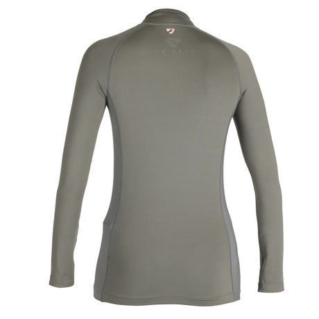 Shires Aubrion Ladies Revive Long Sleeve Base Layer #colour_olive