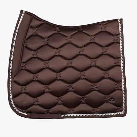 PS of Sweden Coffee Signature Dressage Saddle Pad #colour_coffee