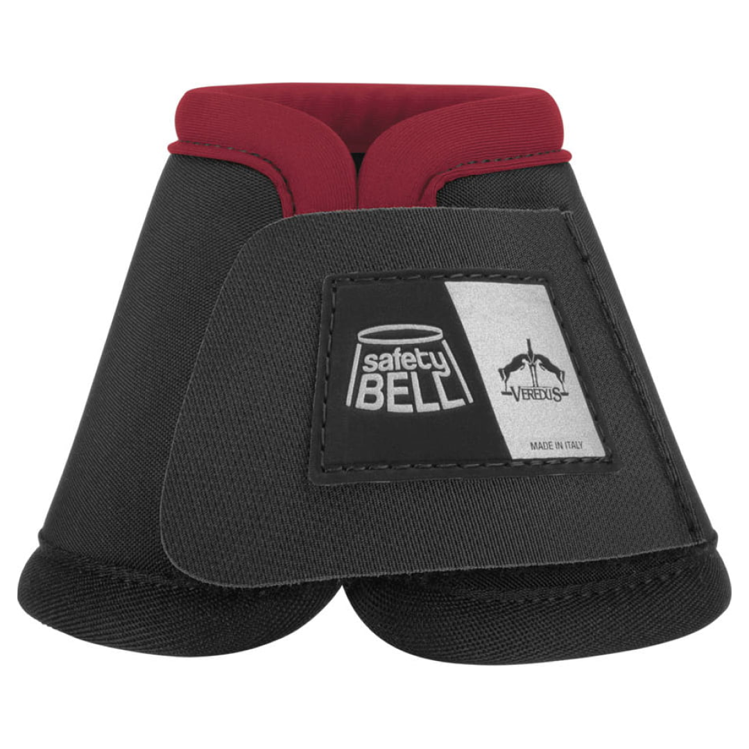 Veredus Light Safety Bell Boot Coloured Edition colour_black-bordeaux