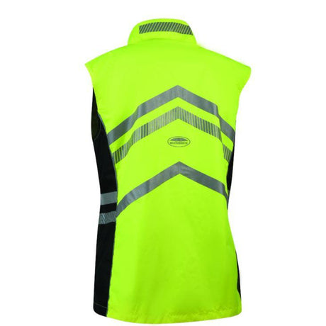 Weatherbeeta Reflective Lightweight Waterproof Vest #colour_yellow