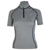 Woof Wear Performance Short Sleeve Riding Shirt #colour_brushed-steel