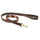 Weatherbeeta Polo Leather Dog Lead #colour_cowdray-brown-black-red-white