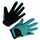 Woof Wear Young Riders Pro Riding Gloves #colour_turquoise-black