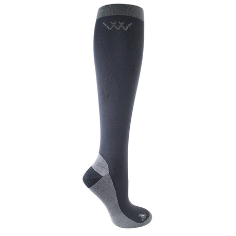Woof Wear Competition Riding Socks #colour_charcoal
