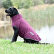 Weatherbeeta Comfitec Fleece Zip Dog Coat #colour_maroon-grey