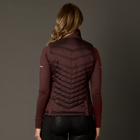 Weatherbeeta Gia Puffer Vest #colour_mulberry
