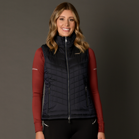 Weatherbeeta Gia Puffer Vest #colour_navy